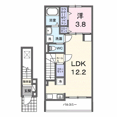クラール中市　Ｂ 204【管理NO：1-027834202-02040】 ★家具家電は申し込み後に搬入します★ ★2026年11月中旬入居可能★の外観画像