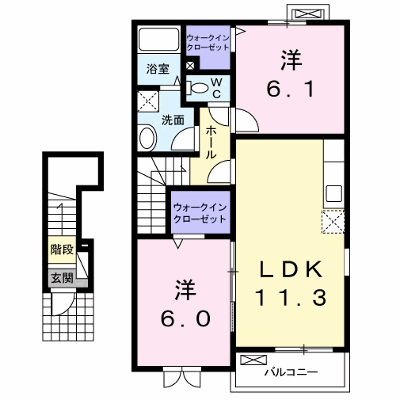 ヴァーサＴＭⅡ　Ａ 203【管理NO：1-018954601-02030】 ★家具家電は申し込み後に搬入します★ ★2026年10月上旬入居可能★の外観画像