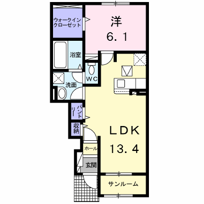 ヴィラ・坂本Ａ 102【管理NO：1-021781801-01020】 ★家具家電は申し込み後に搬入します★ ★2026年10月中旬入居可能★の外観画像