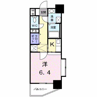 ルネス六本松 401【管理NO：1-012472901-04010】 ★家具家電は申し込み後に搬入します★ ★2026年10月中旬入居可能★の外観画像