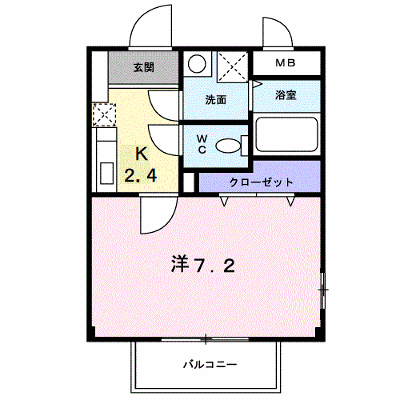 薫風館 101【管理NO：1-013239201-01010】 ★家具家電は申し込み後に搬入します★ ★2026年10月下旬入居可能★の外観画像