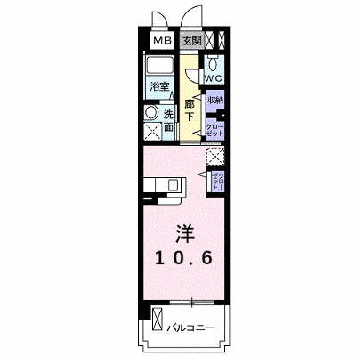 グランドステージ鏡 202【管理NO：1-018783701-02020】 ★家具家電は申し込み後に搬入します★ ★2026年10月下旬入居可能★の外観画像