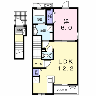 ベルメゾン 201【管理NO：1-023674901-02010】 ★家具家電は申し込み後に搬入します★ ★2027年04月中旬入居可能★の外観画像