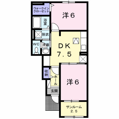 グラン・シャリオ 103【管理NO：1-024194801-01030】 ★家具家電は申し込み後に搬入します★ ★2026年10月下旬入居可能★の外観画像
