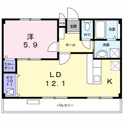 フォレスト衣織手 202【管理NO：1-016550601-02020】 ★家具家電は申し込み後に搬入します★ ★2026年10月下旬入居可能★の外観画像