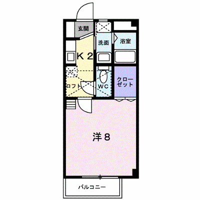 グランデファジョリーノ 203【管理NO：1-011564801-02030】 ★家具家電は申し込み後に搬入します★の外観画像