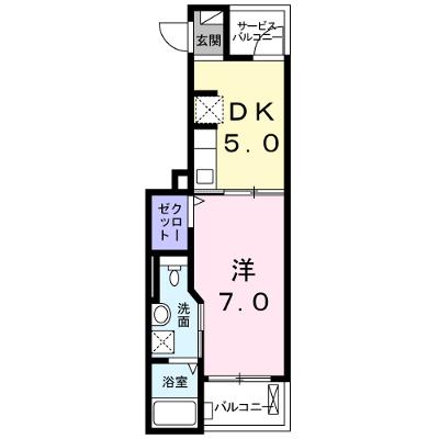 フェリオ広木 203【管理NO：1-021768201-02030】 ★家具家電は申し込み後に搬入します★ ★2026年10月下旬入居可能★の外観画像