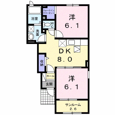 カーサ　センキンコウ　アン 103【管理NO：1-020716701-01030】 ★家具家電は申し込み後に搬入します★ ★2026年10月下旬入居可能★の外観画像