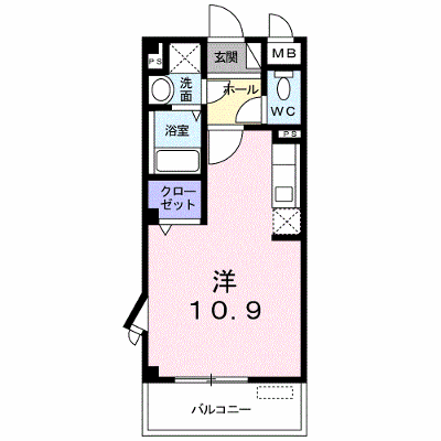 カルチェ　ラタン 306【管理NO：1-013657901-03050】 ★家具家電は申し込み後に搬入します★ ★2026年11月上旬入居可能★の外観画像