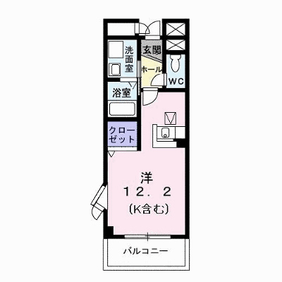 メゾン・プリムローズ 106【管理NO：1-010212301-01060】 ★家具家電は申し込み後に搬入します★ ★2026年10月下旬入居可能★の外観画像