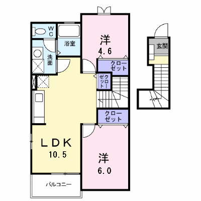 サン・アーバンⅤ 202【管理NO：1-010475501-02020】 ★家具家電は申し込み後に搬入します★ ★2026年11月中旬入居可能★の外観画像