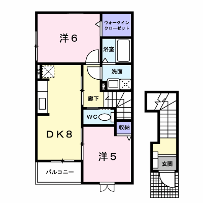 マノワール 201【管理NO：1-015879301-02010】 ★家具家電は申し込み後に搬入します★ ★2026年10月下旬入居可能★の外観画像
