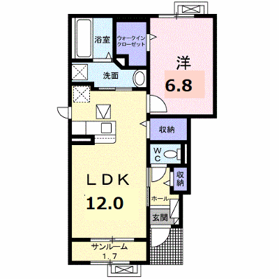 ドミール武生 101【管理NO：1-026602301-01010】 ★家具家電は申し込み後に搬入します★ ★2026年10月上旬入居可能★の外観画像