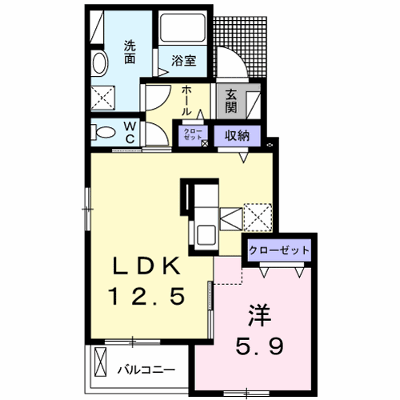 エレガンツァ　フィオーレ 105【管理NO：1-023201501-01050】 ★家具家電は申し込み後に搬入します★ ★2026年10月下旬入居可能★の外観画像