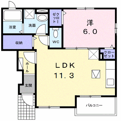 グラース・ミニョンⅢ 102【管理NO：1-018633301-01020】 ★家具家電は申し込み後に搬入します★ ★2026年10月下旬入居可能★の外観画像