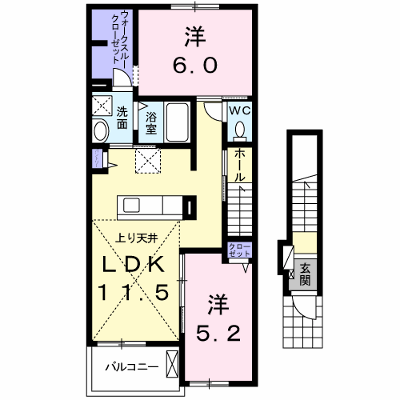 ラフレシール・ネオ 202【管理NO：1-023673501-02020】 ★家具家電は申し込み後に搬入します★ ★2026年11月中旬入居可能★の外観画像