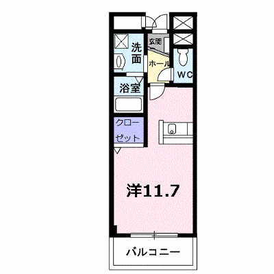 プラティーク 204【管理NO：1-011954401-02040】 ★家具家電は申し込み後に搬入します★ ★2026年10月下旬入居可能★の外観画像