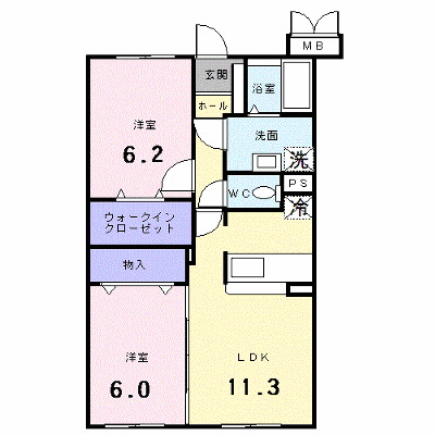 ベルメゾン 103【管理NO：1-013523901-01030】 ★家具家電は申し込み後に搬入します★ ★2026年11月下旬入居可能★の外観画像