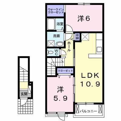 コンシェリアＢ 203【管理NO：1-020233002-02030】 ★家具家電は申し込み後に搬入します★ ★2026年10月中旬入居可能★の外観画像