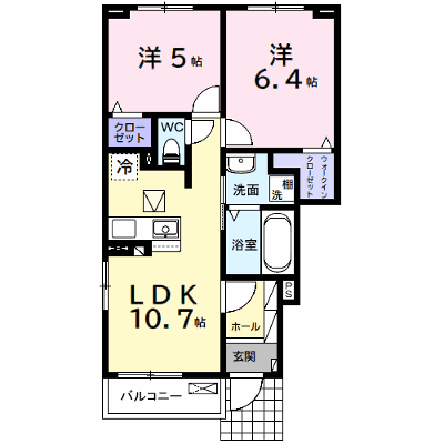 ラポールⅢ 101【管理NO：1-027673801-01010】 ★家具家電は申し込み後に搬入します★ ★2026年11月上旬入居可能★の外観画像