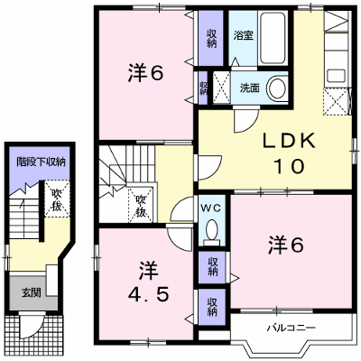 ソレアードＡ 202【管理NO：1-010375301-02020】 ★家具家電は申し込み後に搬入します★ ★2026年10月下旬入居可能★の外観画像
