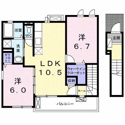 カーサ　プリートＮ 202【管理NO：1-019646601-02020】 ★家具家電は申し込み後に搬入します★ ★2026年10月中旬入居可能★の外観画像