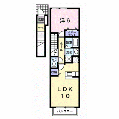 サニーフィールド 201【管理NO：1-014516101-02010】 ★家具家電は申し込み後に搬入します★ ★2026年11月中旬入居可能★の外観画像