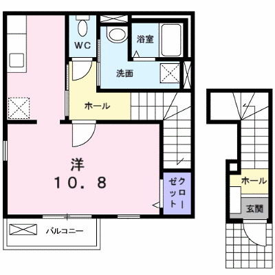 ブリーゼ行基 201【管理NO：1-015640801-02010】 ★家具家電は申し込み後に搬入します★ ★2026年10月中旬入居可能★の外観画像