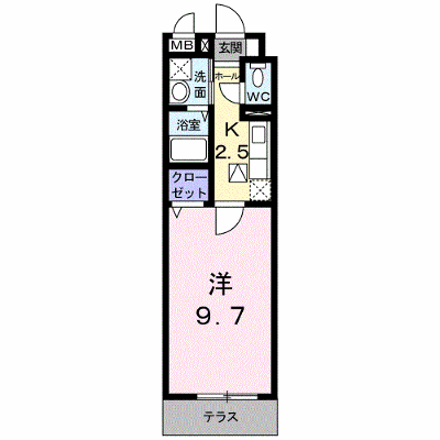 ガーデン・テラス・マム 102【管理NO：1-014848101-01020】 ★家具家電は申し込み後に搬入します★ ★2026年10月下旬入居可能★の外観画像