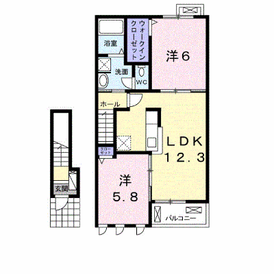 ルミエール　ソレイユ 202【管理NO：1-023925101-02020】 ★家具家電は申し込み後に搬入します★ ★2026年11月上旬入居可能★の外観画像