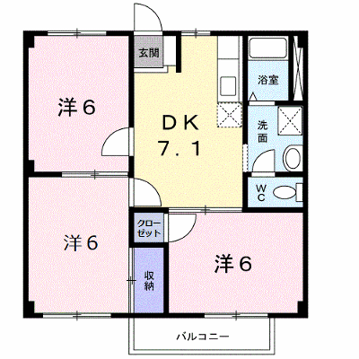 ニューシティ山崎 102【管理NO：1-003959701-01020】 ★家具家電は申し込み後に搬入します★の外観画像