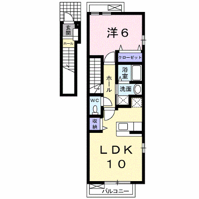 優翔（ゆうしょう） 201【管理NO：1-014392501-02010】 ★家具家電は申し込み後に搬入します★ ★2026年10月下旬入居可能★の外観画像