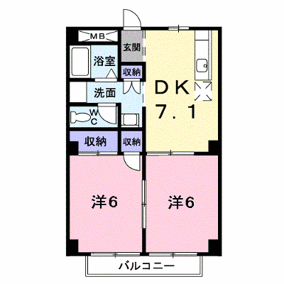 パルネット山本Ⅱ 201【管理NO：1-004744001-02010】 ★家具家電は申し込み後に搬入します★ ★2026年11月中旬入居可能★の外観画像
