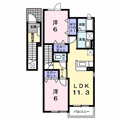 シュティル　Ｅ 202【管理NO：1-013780001-02020】 ★家具家電は申し込み後に搬入します★の外観画像