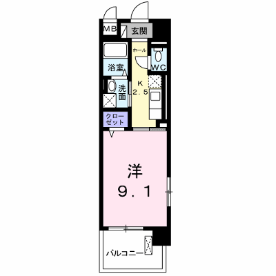サンルミエール 501【管理NO：1-018559101-05010】 ★家具家電は申し込み後に搬入します★ ★2026年10月上旬入居可能★の外観画像