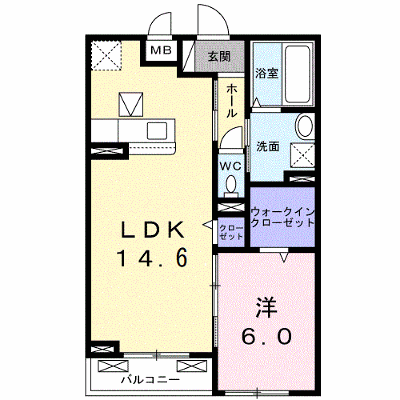 メゾンクロレ　Ⅱ 102【管理NO：1-025267502-01020】 ★家具家電は申し込み後に搬入します★ ★2026年10月上旬入居可能★の外観画像