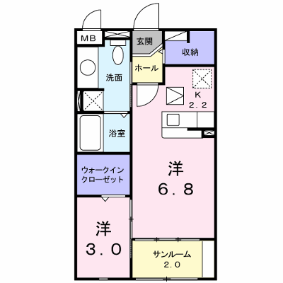 エスポワールＡ 102【管理NO：1-015445201-01020】 ★家具家電は申し込み後に搬入します★ ★2026年11月中旬入居可能★の外観画像