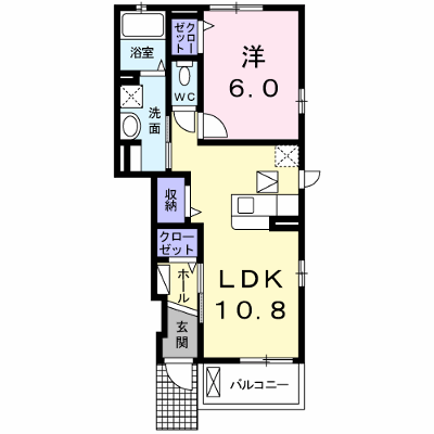 アマポーラ 105【管理NO：1-022365801-01050】 ★家具家電は申し込み後に搬入します★ ★2026年10月中旬入居可能★の外観画像