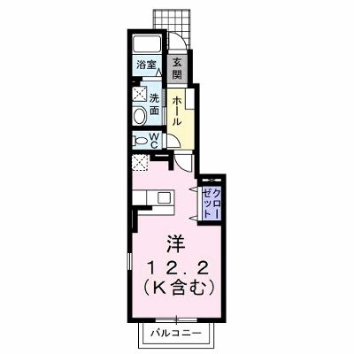 フェリーチェ 104【管理NO：1-017493101-01040】 ★家具家電は申し込み後に搬入します★ ★2026年10月上旬入居可能★の外観画像