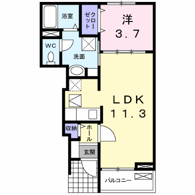 ヴィベ－ル 101【管理NO：1-015649901-01010】 ★家具家電は申し込み後に搬入します★ ★2026年10月中旬入居可能★の外観画像