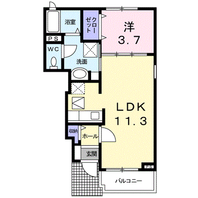 ブランドール 102【管理NO：1-017820301-01020】 ★家具家電は申し込み後に搬入します★ ★2026年10月中旬入居可能★の外観画像