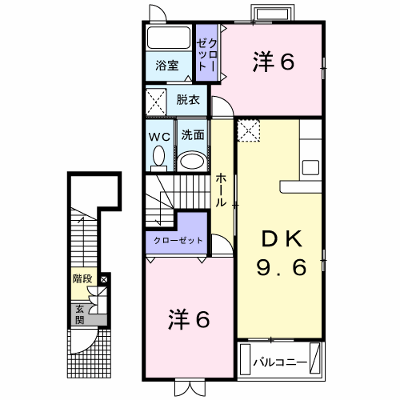 セレーノ 202【管理NO：1-013921501-02020】 ★家具家電は申し込み後に搬入します★ ★2026年10月上旬入居可能★の外観画像