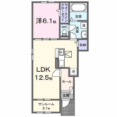 ルポール　ジェルメ 101【管理NO：1-028251901-01010】 ★家具家電は申し込み後に搬入します★ ★2026年10月中旬入居可能★の外観画像