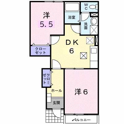 クレールレジェルテ 102【管理NO：1-011681901-01020】 ★家具家電は申し込み後に搬入します★ ★2026年10月上旬入居可能★の外観画像