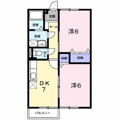 ドミール 201【管理NO：1-005297201-02010】 ★家具家電は申し込み後に搬入します★ ★2026年11月上旬入居可能★の外観画像