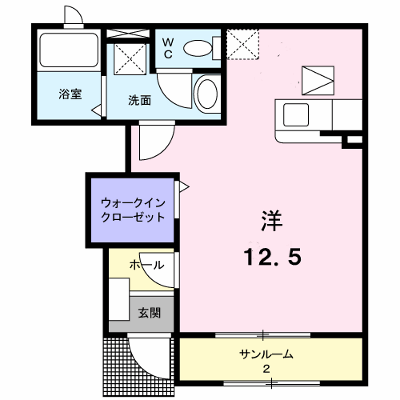 ルナ 102【管理NO：1-019074301-01020】 ★家具家電は申し込み後に搬入します★の外観画像