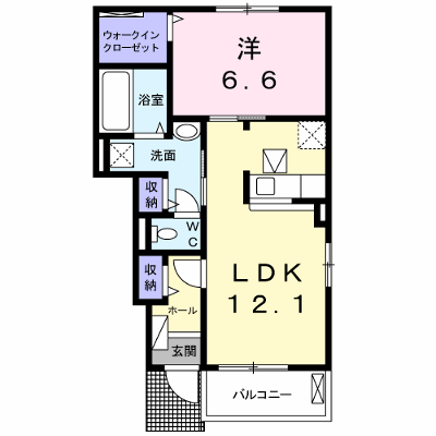 シャインＢ 104【管理NO：1-023532502-01040】 ★家具家電は申し込み後に搬入します★ ★2026年10月上旬入居可能★の外観画像