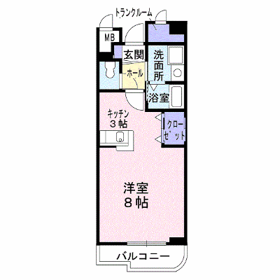 アヴニール 101【管理NO：1-009560501-01010】 ★家具家電は申し込み後に搬入します★ ★2026年10月下旬入居可能★の外観画像