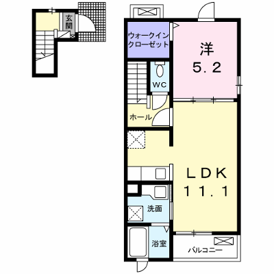 ソレイユ・Ｋ 201【管理NO：1-022294301-02010】 ★家具家電は申し込み後に搬入します★ ★2026年10月下旬入居可能★の外観画像