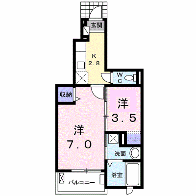 ヒラソル 103【管理NO：1-018881101-01030】 ★家具家電は申し込み後に搬入します★ ★2026年11月中旬入居可能★の外観画像